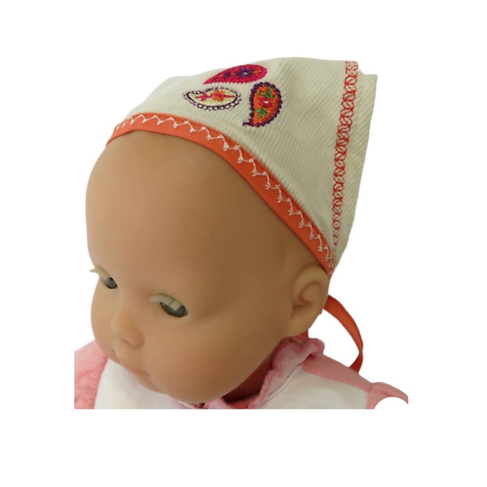 American Girl Bitty Baby Scarf Harvest Plaid Head Kerchief Paisley Fall Leaves